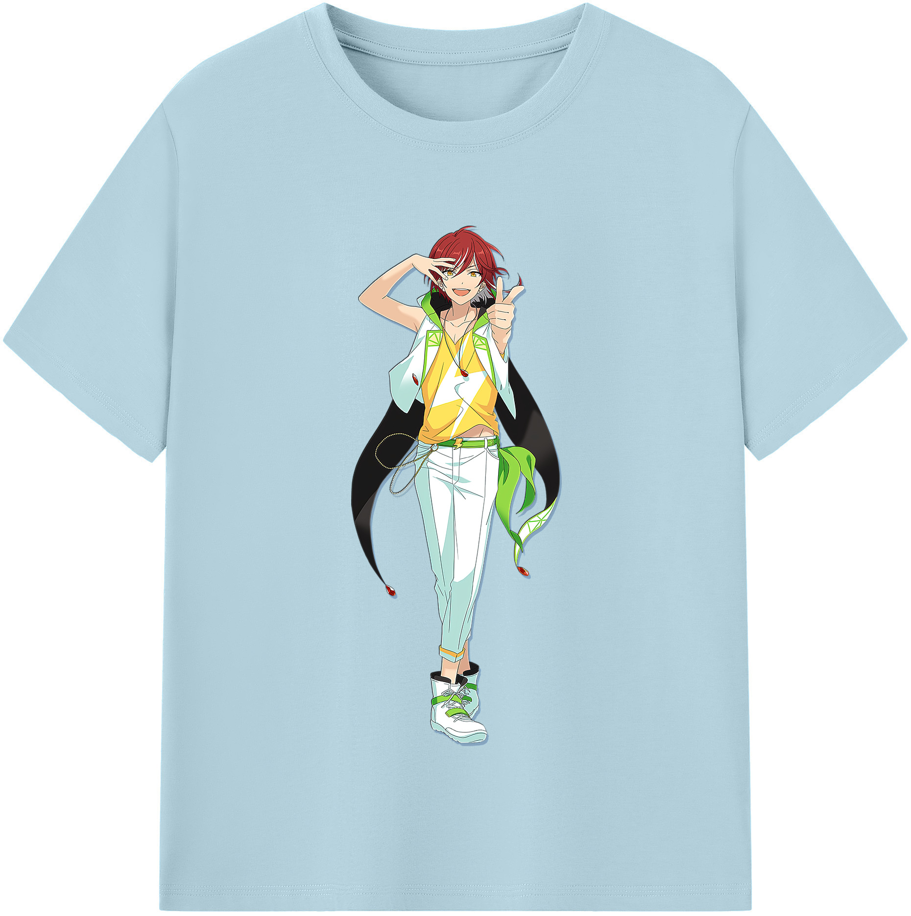 （画像用） あんさんぶるスターズ! Ensemble Stars 綿100％半袖Tシャツ（フロントプリント）